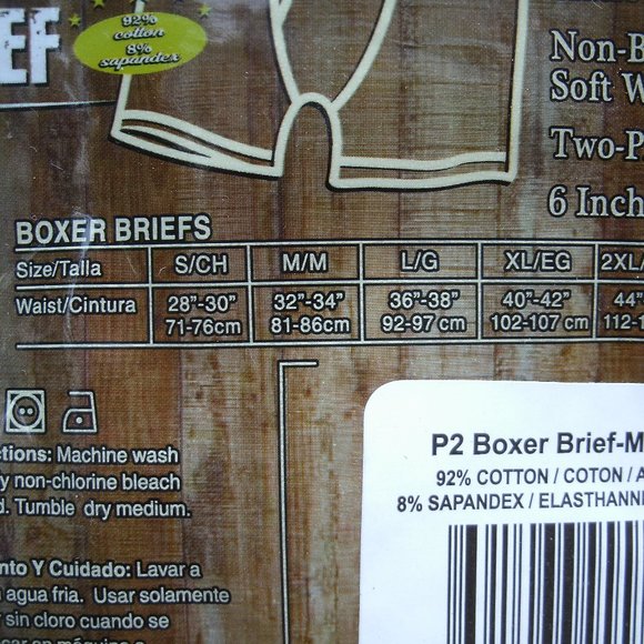 Mens Mossy Oak Boxer Brief 2 Pack Size M (32 - 34) NIP - Picture 10 of 11